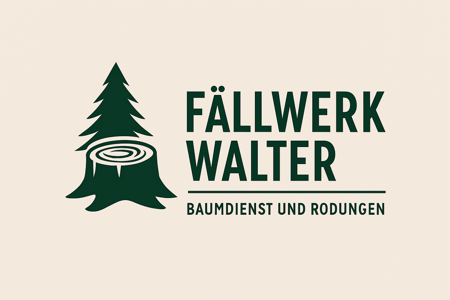 Fällwerk Walter Logo